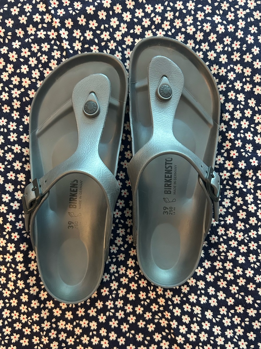 Birkenstock Women’s Slate Gray EVA Gizeh Thong Sandals